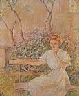 Robert Reid Famous Paintings - The Garden Seat